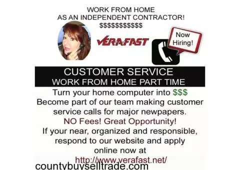 WORK FROM HOME CUSTOMER SERVICE